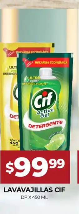 Supermercados Tadicor Cif Lavavajillas DP x 450ml oferta
