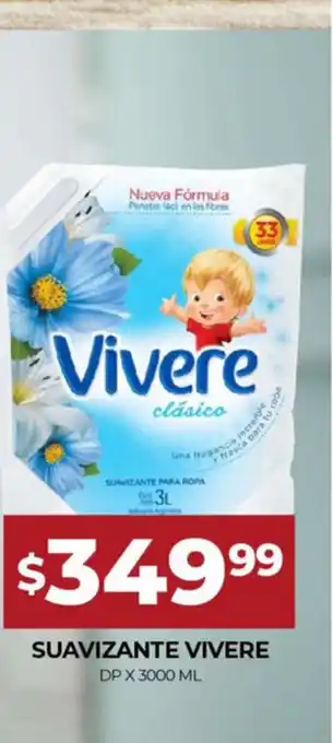 Supermercados Tadicor Vivere Suavizante DP x 3000 ml oferta