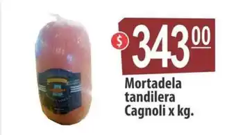 Autoservicio Capo Mortadela tandilera Cagnoli xkg oferta