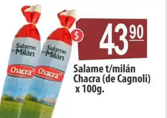 Autoservicio Capo Salame t/milán Chacra (de cagnoli) x100g oferta