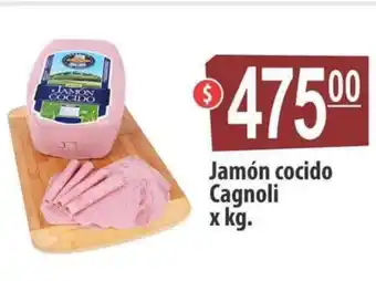 Autoservicio Capo Jamón cocido Cagnoli xkg oferta