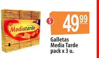 Galletas Media Tarde pack x3 u