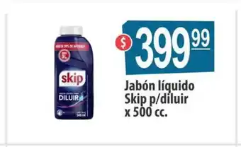 Autoservicio Capo Skip Jabón liquido p/diluir x500 cc oferta
