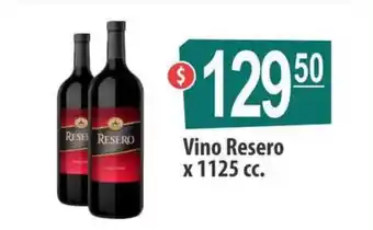 Autoservicio Capo Resero Vino x1125 cc oferta