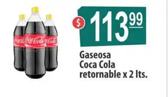 Autoservicio Capo Coca-cola Gaseosa retornable x2lts oferta