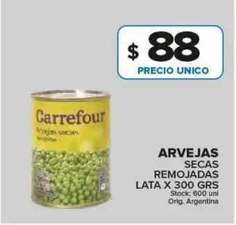 Carrefour Arvejas secas carrefour x 300g oferta