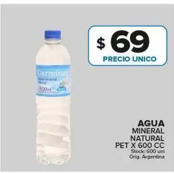 Carrefour Agua mineral carrefour x 600cc oferta