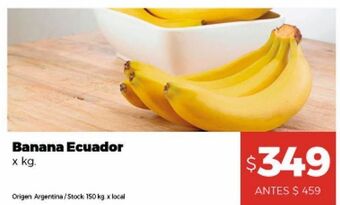 Disco Banana ecuador kg oferta
