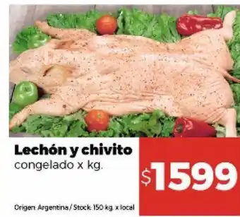 Lechón y chivito kg