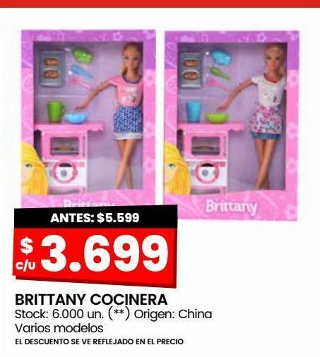 Muñeca discount cocinera brittany