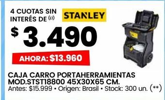 Changomas Caja carro portaherramientas mod.stst18800 45x30x65 cm oferta