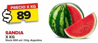 Carrefour Sandía x kg oferta