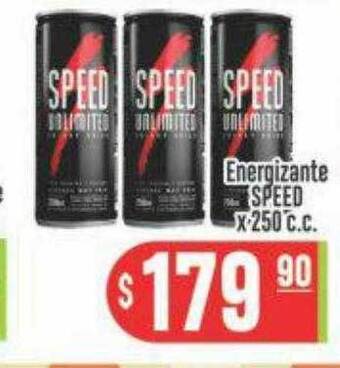 Supermercados Caracol Energizante speed x 250 c.c. oferta