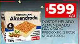Supermercados DIA Postre helado almendrado dia oferta