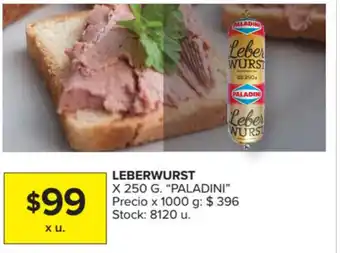 Carrefour Market Paladini Leberwurst 250g oferta