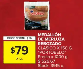 Carrefour Market Portobelo Medallón de Merluza Rebozado Clásico 150g oferta