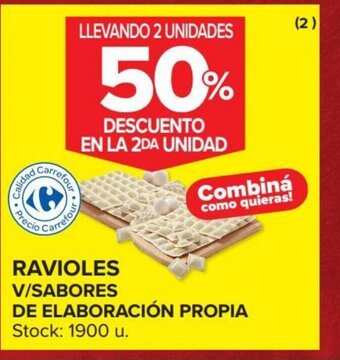 Carrefour Market Ravioles V/Sabores De Elaboración Propia oferta