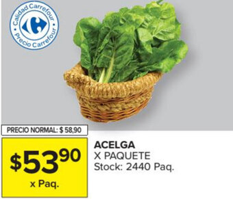 Carrefour Market Acelga oferta