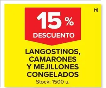Carrefour Market Langostinos Camarones Y Mejillones congelados oferta