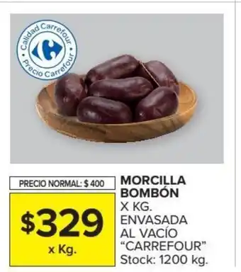 Morcilla Bombón xkg