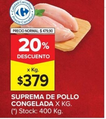 Carrefour Market Suprema De Pollo Congelada xkg oferta