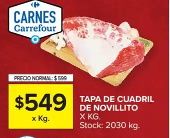 Carrefour Market Tapa de Cuadril de Novillito oferta