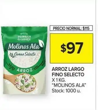 Carrefour Molinos Ala Arroz Largo Fino Selecto x1 kg oferta
