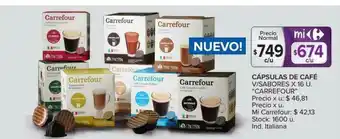 Carrefour Carrefour Cápsulas De Cafè x16u oferta