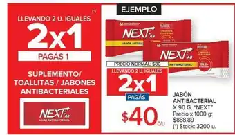 Carrefour Next Jabón Antibacterial x90g oferta