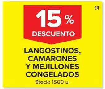 Carrefour Langostino, Camarones Y Mejillones Congelados oferta
