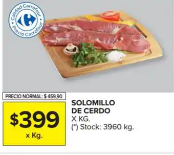 Carrefour Market Solomillo De Cerdo oferta