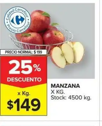 Carrefour Manzana xkg oferta