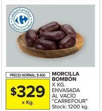 Carrefour Morcilla Bombón xkg oferta