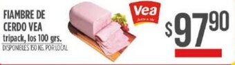 Supermercados Vea Fiambre de cerdo vea oferta