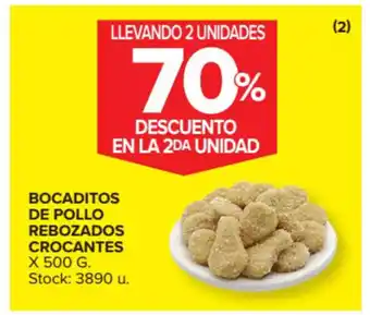 Carrefour Market Bocaditos de Pollo Rebozados Crocantes 500g oferta