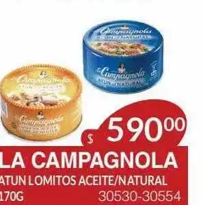Masivos La campagnola atun lomitos aceite-natural oferta