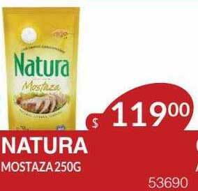 Masivos Natura mostaza oferta