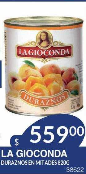 Masivos La gioconda duraznos en mitades oferta
