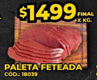 Diarco Paleta feteada oferta