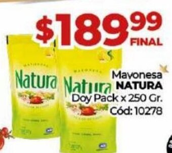 Diarco Mayonesa Natura oferta