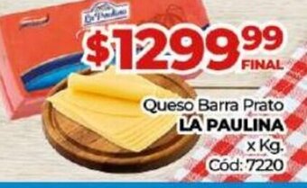 Diarco Queso Barra Prato La Paulina oferta