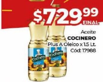 Diarco Aceite Cocinero oferta