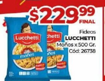 Diarco Fideos Lucchetti oferta