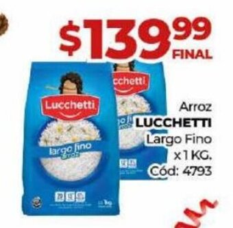 Diarco Arroz Lucchetti Largo Fino oferta