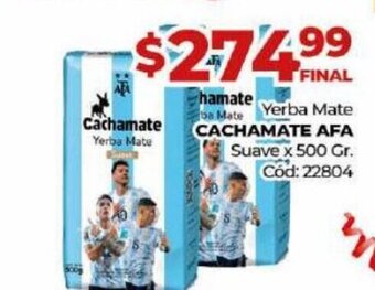 Diarco Yerba Mate Cachamate Afa Suave x 500 gr, oferta