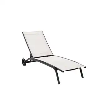Reposera plegable 2080280 blanco descansar