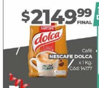 Diarco Café Nescafé Dolca x 1 kg, oferta