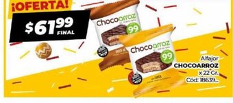 Diarco Alfajor Chocoarroz x 22 gr oferta