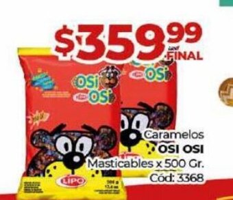 Diarco Caramelos Osi Osi Masticables x 500gr. oferta