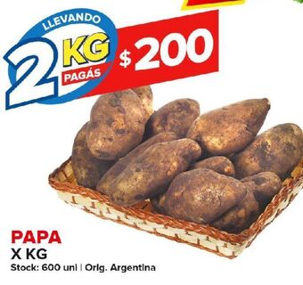 Carrefour Papa x kg oferta